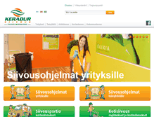 Tablet Screenshot of keradur.fi
